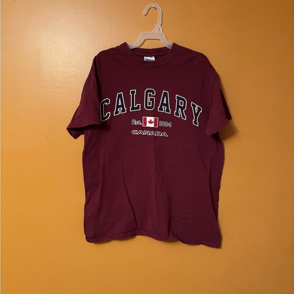 Calgary Maroon T-Shirt